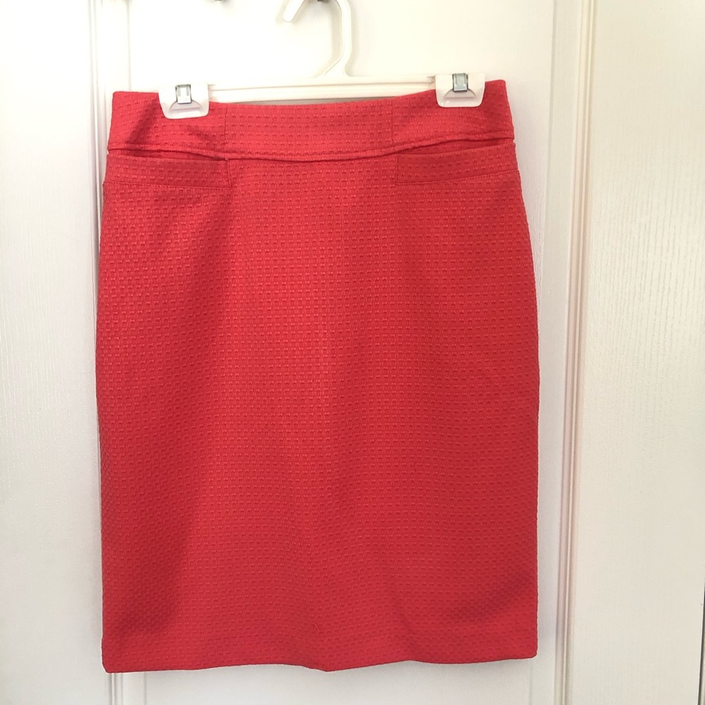 Salmon pink Pencil skirt with pockets!